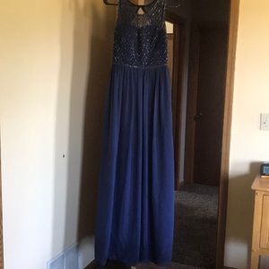 Navy blue formal dress